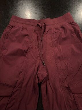 lululemon athletica Burgundy Damce Studio Track Joggers